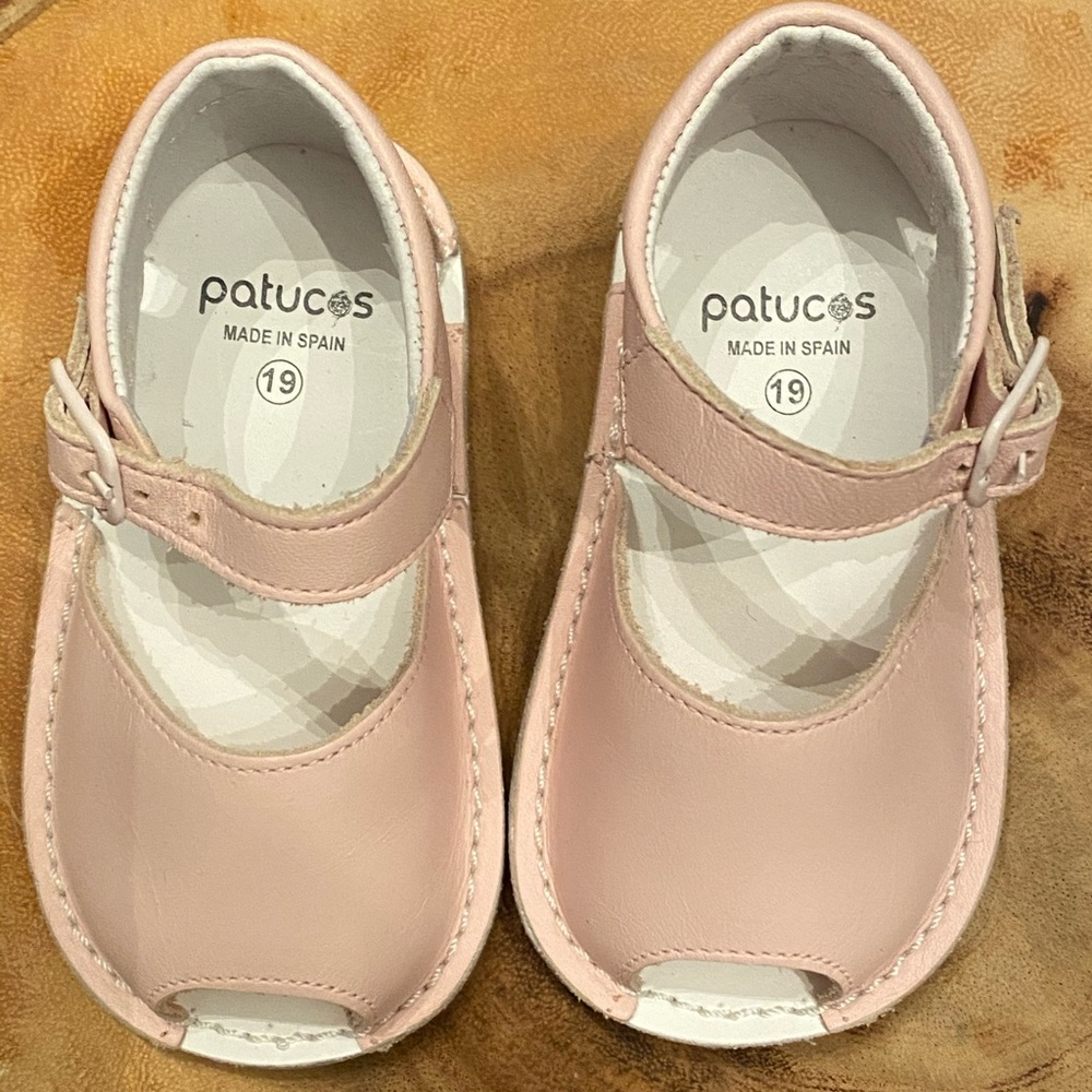 Beautiful pastel pink sandals